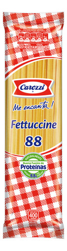 Fideos Carozzi 400gr Fettuccine 88 (5uni)super