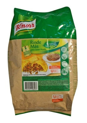 Rinde Más Carne Picada Knorr Bolsa X 1 Kg