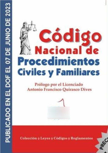 Código Nacional De Procedimientos Civiles Y Familiares