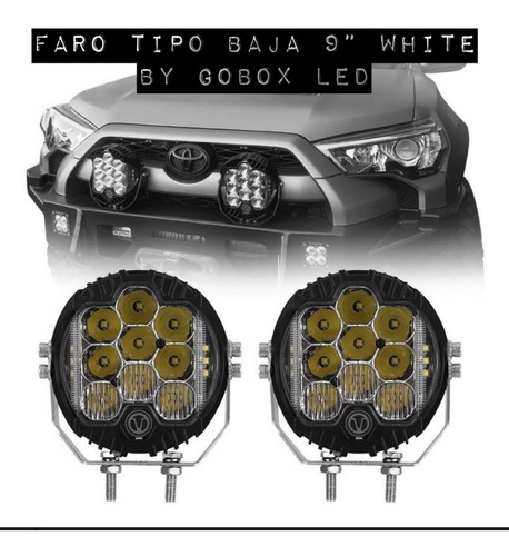 Par De Faros Led  Tipo Baja 9 Pulgadas Led Osram 150w Blanco