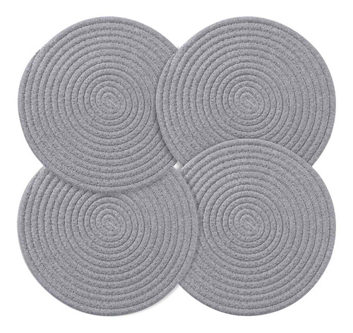 Trivet Alfombrilla Redonda Para Utensilios De Cocina, 4 Unid
