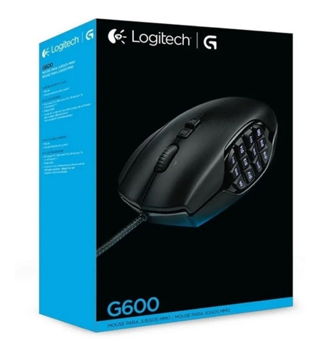 Mouse Gamer Logitech G600 Mmo Ps4 Pc Xbox One Crazygames Cuotas Sin Interes