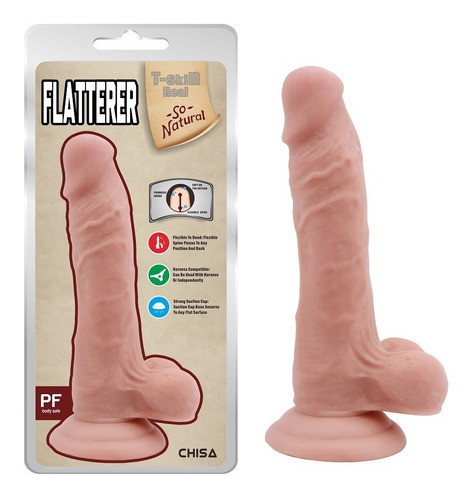 Consolador Flatterer Dildo Sexshop Punto G Juguete Erotico 