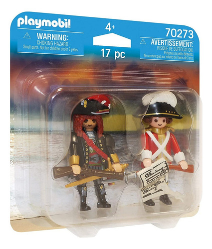 Playmobil Figuras 70273 Duo Pack Soldado Y Pirata Con Armas