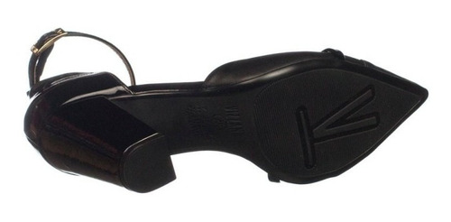 Imagem 2 de 4 de Sapato Scarpin Feminino Salto Alto Vizzano 1264102 - Preto