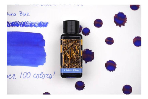 Tinta Diamine Para Plumas Estilográficas 30 Ml China Blue