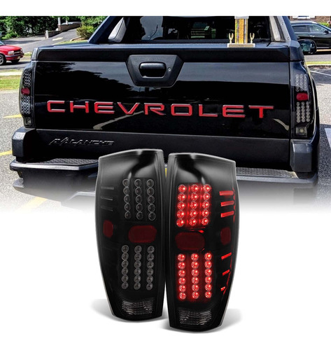 Para Chevy Avalanche Luz Led Ahumada Negra Izquierda Derecha