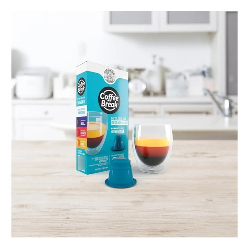 Capsulas Cafe Descafeinado Para Nespresso Coffee Break X10
