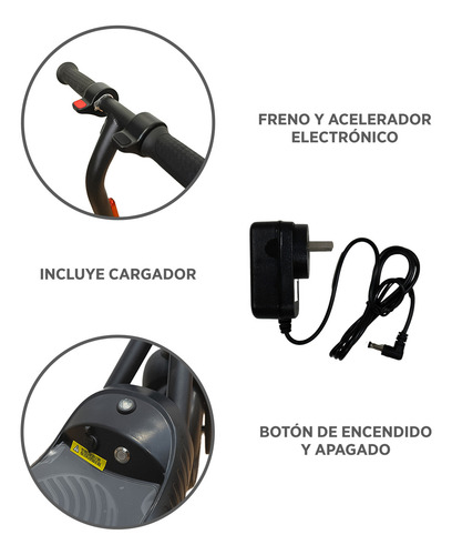 Monopatín Scooter Eléctrico 15km/h A Batería
