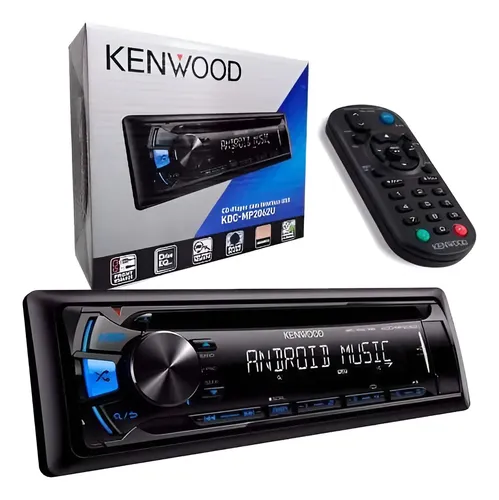 Som Automotivo Kenwood Kdc-mp2062u Com Cd Usb Aux Controle