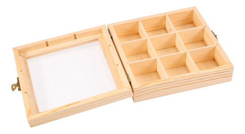 Caja Organizadora De Joyas Para Bolsitas De Té De Madera, 9