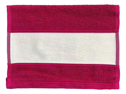 Kit 250 Toalha Lavabinho Transfer Sublimação Estamp Vermelho