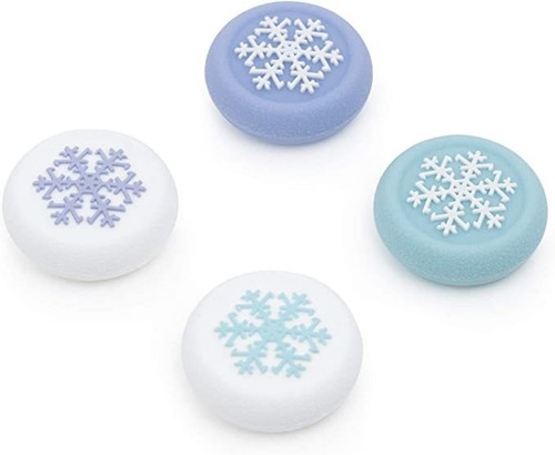 Geekshare 4 Unidades De Silicona Snow Joy Con Pulgar Grip S.