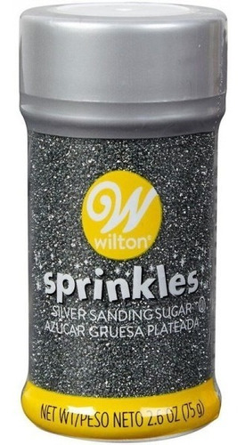 Sprinkles Azúcar Gruesa Plateada 75 Grs Wilton