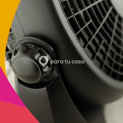 Imagen 4 de 10 de Turbo Ventilador Pared Y Piso Iv16 60 W 5 Palas Indelplas Ct