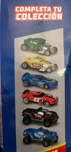 Hot Wheels Auto A Fricción Pull Back Fast Racer Set X3