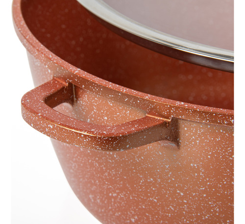 Panela Caçarola Antiaderente 20cm Graniflon Moda Do Chef
