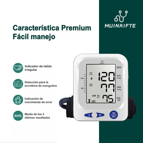 Digital Arterial Medidores De Presión De Brazo Aparato Para Checar Presion Tensiometro Digital Monitor Automatico De Brazo