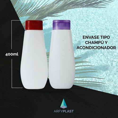 Envase De Champu O Crema 400 Ml
