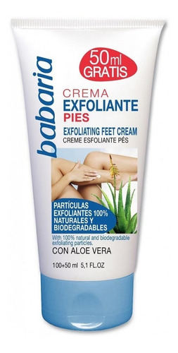 Babaria Crema Exfoliante De Pies Al - Unidad a $175