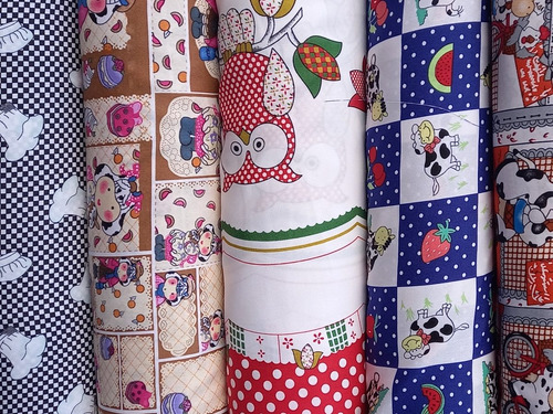 Imagen 5 de 10 de Tela Lino Estampado Cocina 1.50 De Ancho X Metros.