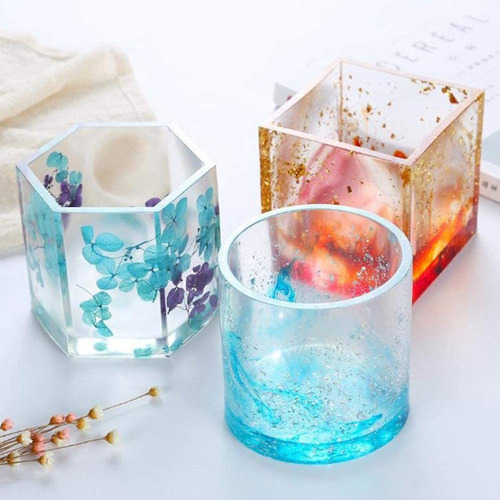 Molde De Silicona, Portalápices Maceta Molde Para Posavasos