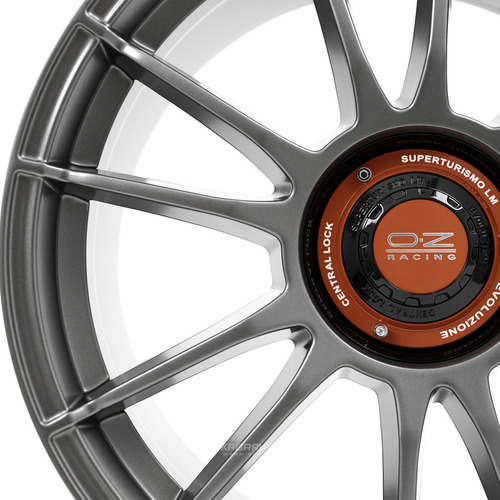Rodas 19 Oz Ultraleggera 5x112 Golf Gti Fusca Passat A3 A4 Cor Cinza-escuro