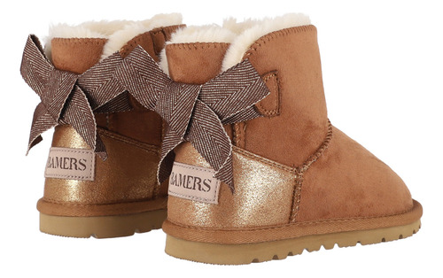 Botas Niñas Bamers Bonnie Fiber Ii Caramelo
