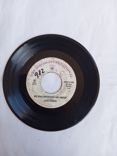 Vinilo Single De Juan Ramon -he Encontrado Un Amor ( H131 (Usado)