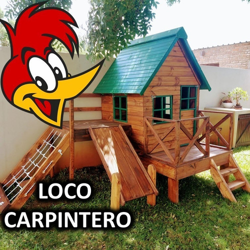 Imagen 5 de 7 de Casita De Madera Infantil Día Del Niño Navidad Reyes 2021 04