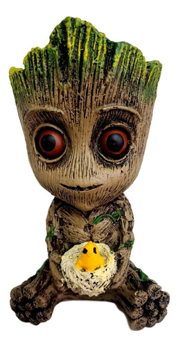 Enfeite Baby Groot  Ninho Para Aquário, Vaso, Porta Treco