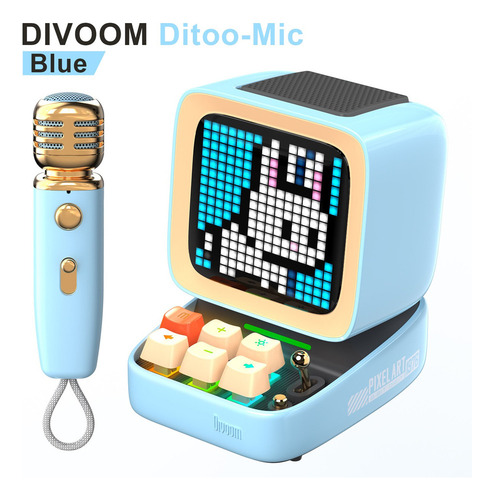 Divoom Dito-bocina Portátil Con Bluetooth 5 0 Micrófono D