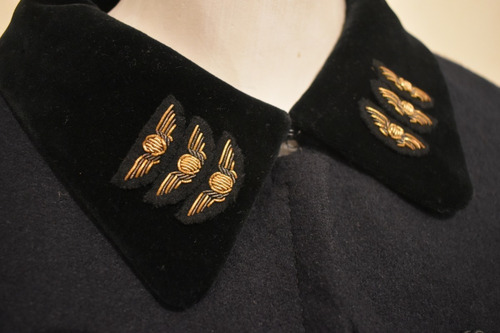 Antigua Capa Gala Oficial Aeronáutica .no Uniforme Militaria (Usado)