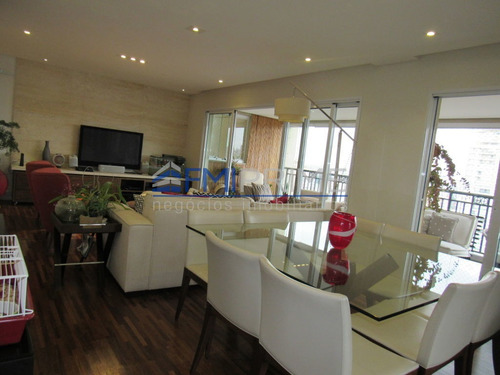 Imagem 4 de 15 de Apartamento Alto Padrão Decorado Vista Maravilhosa 225m² 3 Dorm 3 Suites 5 Vagas V.romana - Fm188123