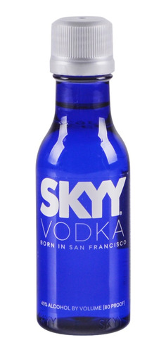 Miniatura Vodka Skyy 50ml (plástico)