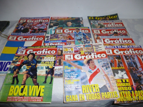  Revistas El Grafico Lote De 23 Desde 1991 Hasta El 2001 