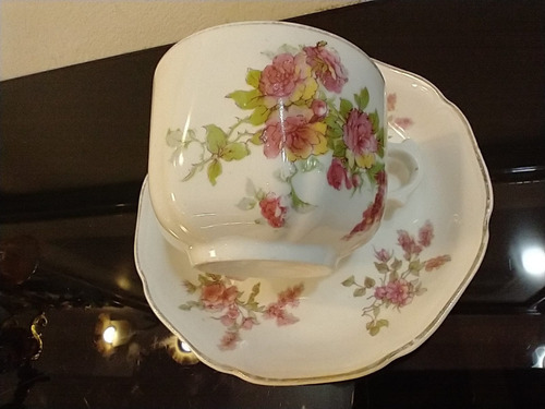 Imagen 6 de 9 de Antigua Taza De Té Con Plato Loza Inglesa Johnson Bros Migno