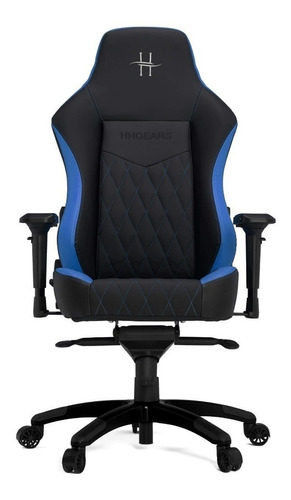 Silla Gamer Hhgears Xl800 Negro Con Azul Material del tapizado Cuero sintético