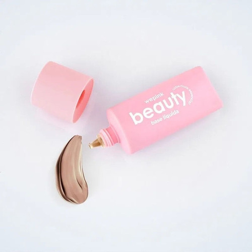 Base de maquiagem em bisnaga Wepink Base Liquida Premium Base Facial WE PINK tom cor 4 - 30mL 100g