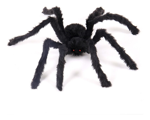 Casa Encantada Con Forma De Araña De Peluche Negra Para Deco