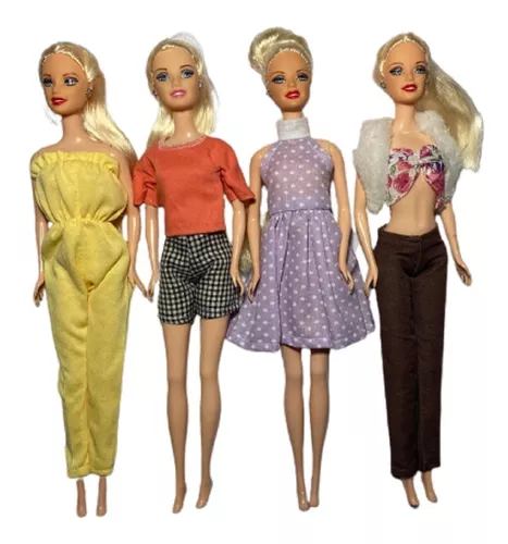 Campeão De Vendas! 50 Looks* Roupinhas Para Bonecas Barbie