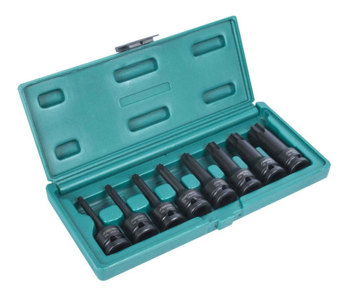 Caja De Dados Impacto Torx 1/2  9 Piezas S06a408s// C&j