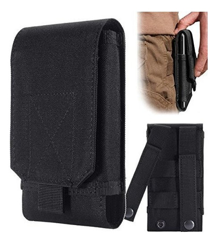 Urvoix Black Army Camo Molle Bag Para Teléfono Móvil Cinturó