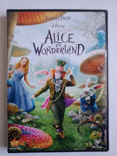 Alice In Wonderland Dvd Importado Usa Lenguaje Español Depp 