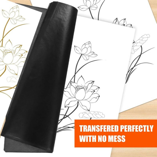 200 Sheets Carbon Paper Black Graphite Paper Transfer Tr Cci