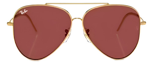 Ray-ban Sol Aviator Reverse 0rbr0101s Metal 62