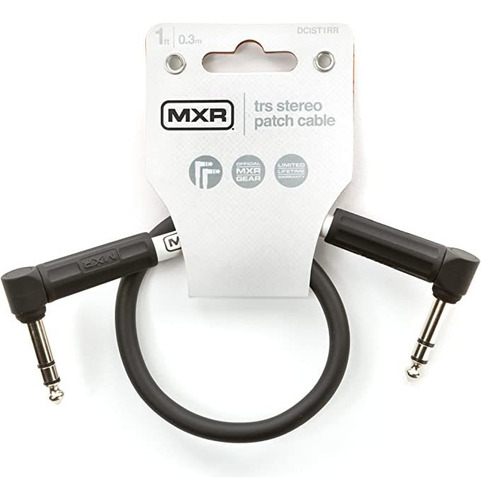 Mxr Trs - Cable De Instrumento Estéreo De 1.0 ft (dcist1r.