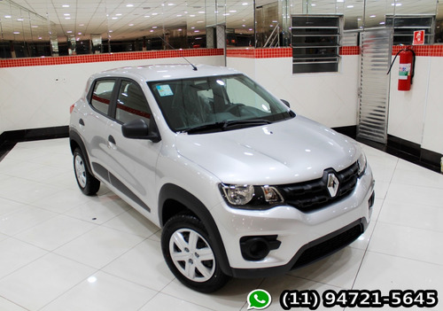 Renault Kwid 1.0 Zen 2020 Prata Financiamento Próprio 0608