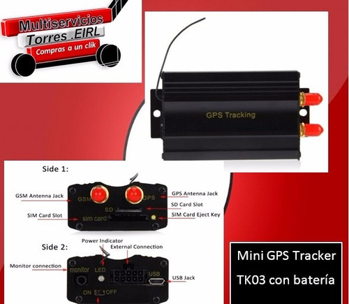 Gps Tracker Tk103b  Apagado De Motor , Gsm/gprs