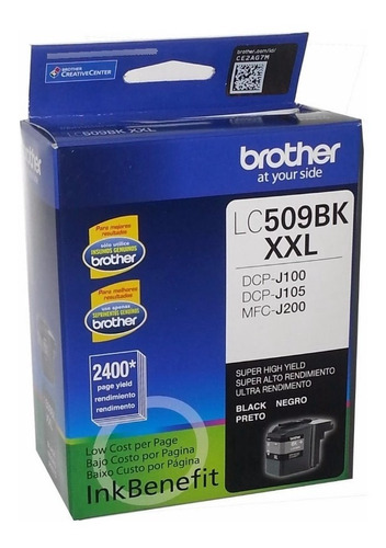 Cartucho Brother Lc-509 Xxl Negro